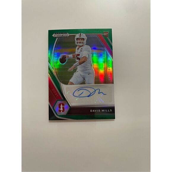 2021 panini prizm draft picks Davis mills autograph refrac #dpa-dmi mint conditi - Picture 1 of 3
